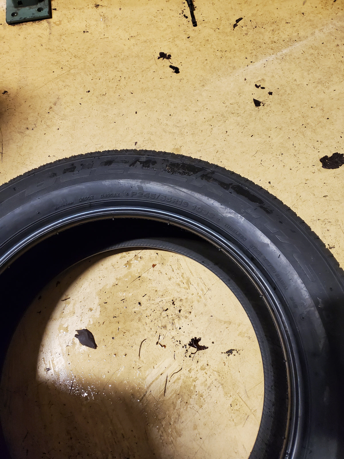 2 BRIDGESTONE DUELER H/L 400 BSW P 245 55 19 103S ALL SEASON TIRE 086131