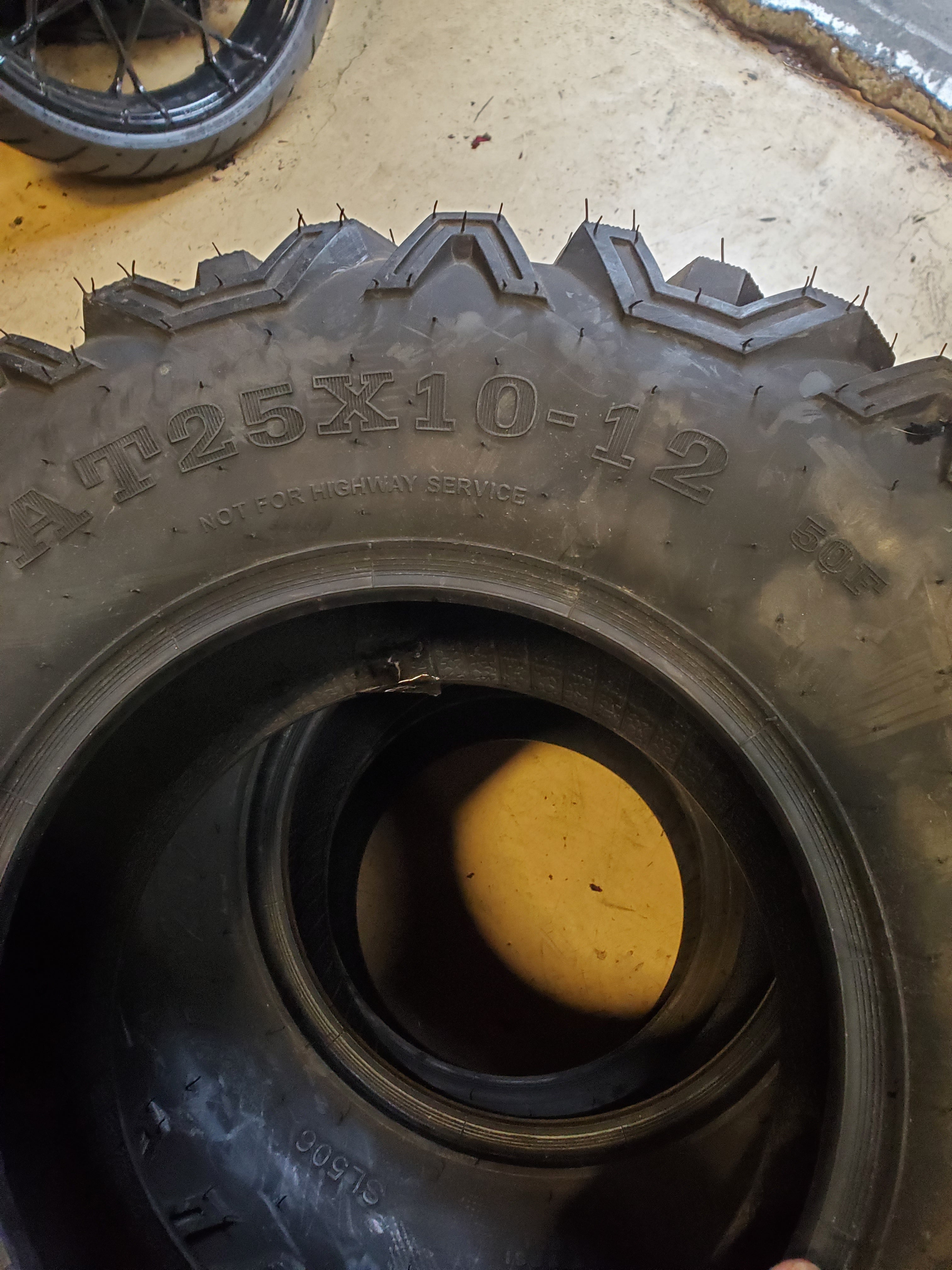 MASSFX BSW AT 25 10 12 50F 6PLY ATV/UTV TIRE KT251012