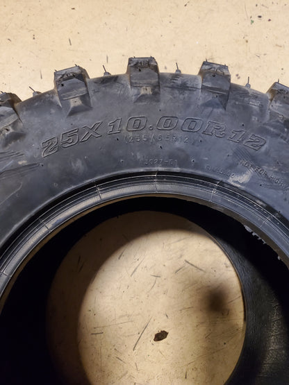 QUADBOSS QBT446 BSW  25 10 12 8PLY ATV/UTV TIRE QBS609335