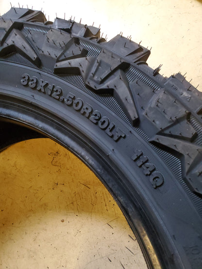 2 RADAR RENEGADE-X BSW LT 33 12.5 20 114Q 10PLY MUD TIRE RACSTH0043