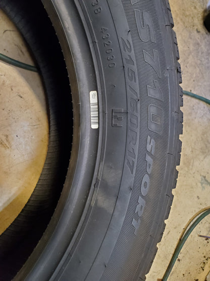 MILESTAR WEATHERGUARD AS710 SPORT BSW P 215 60 17 100H XL ALL SEASON TIRE 24567010