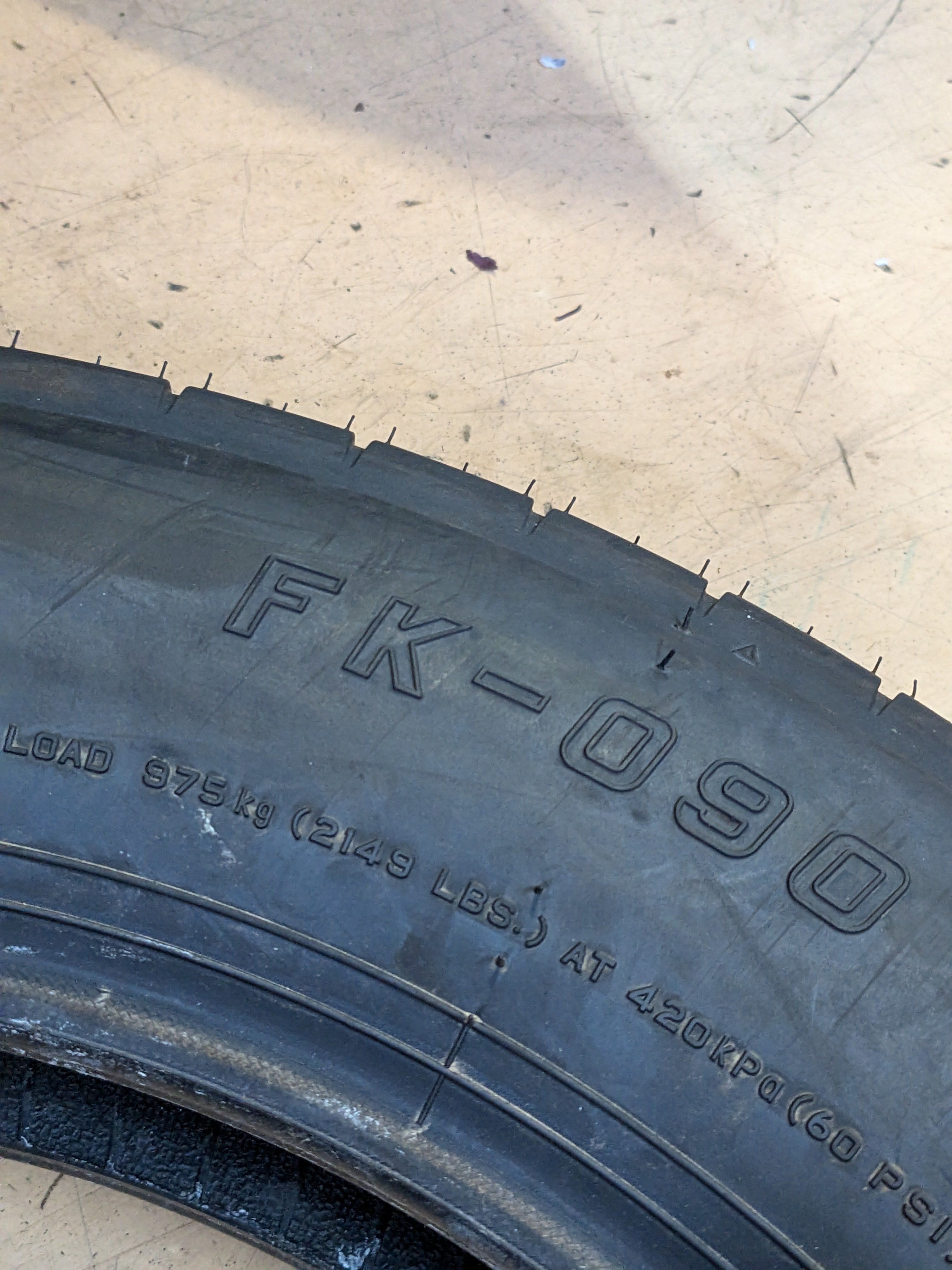 FALKEN FK-090 165 90 18 107M TEMPORARY SPARE TIRE 59000220