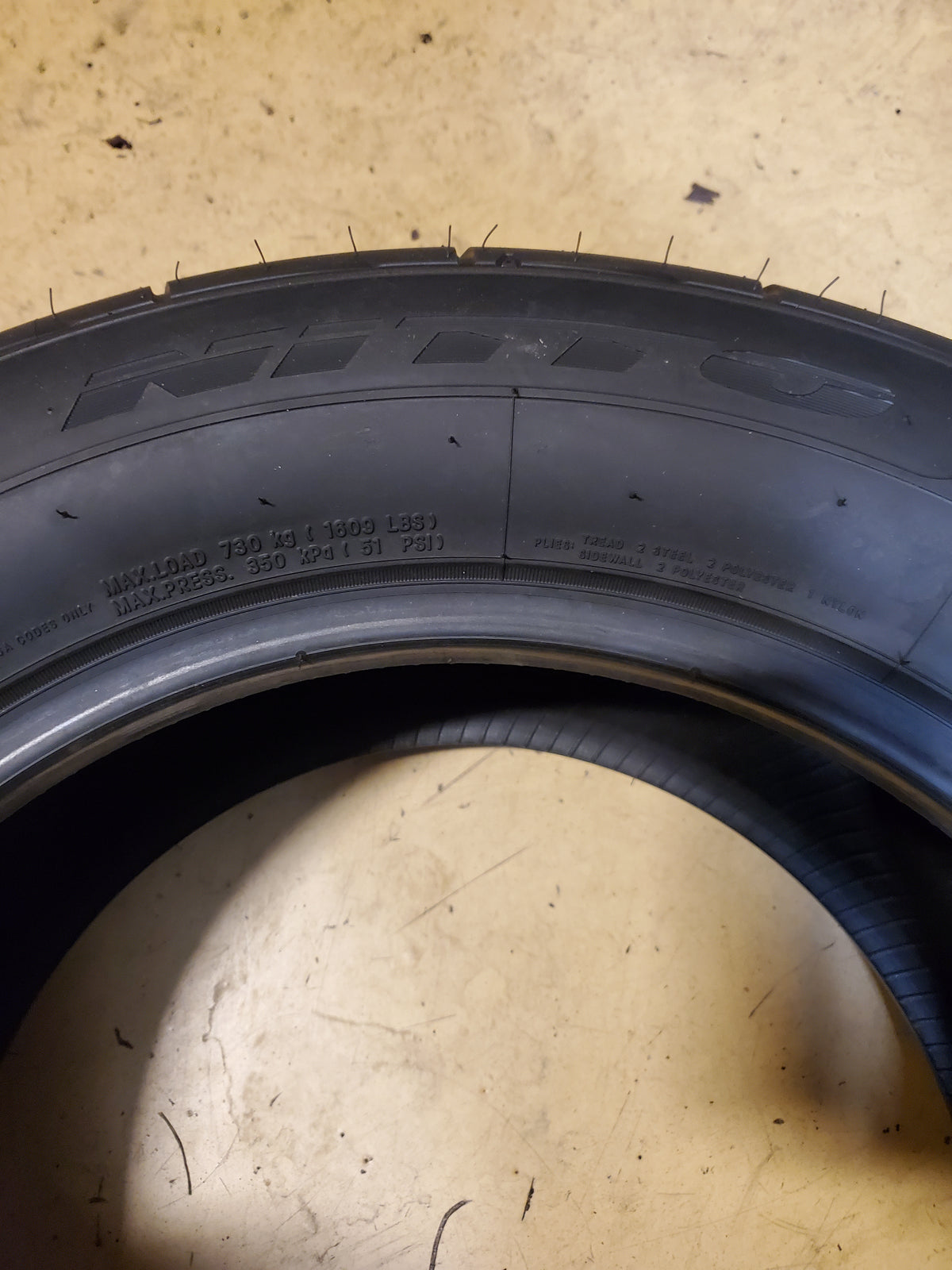 NITTO NT555RII BSW P 245 50 16 97W RACING TIRE 108720