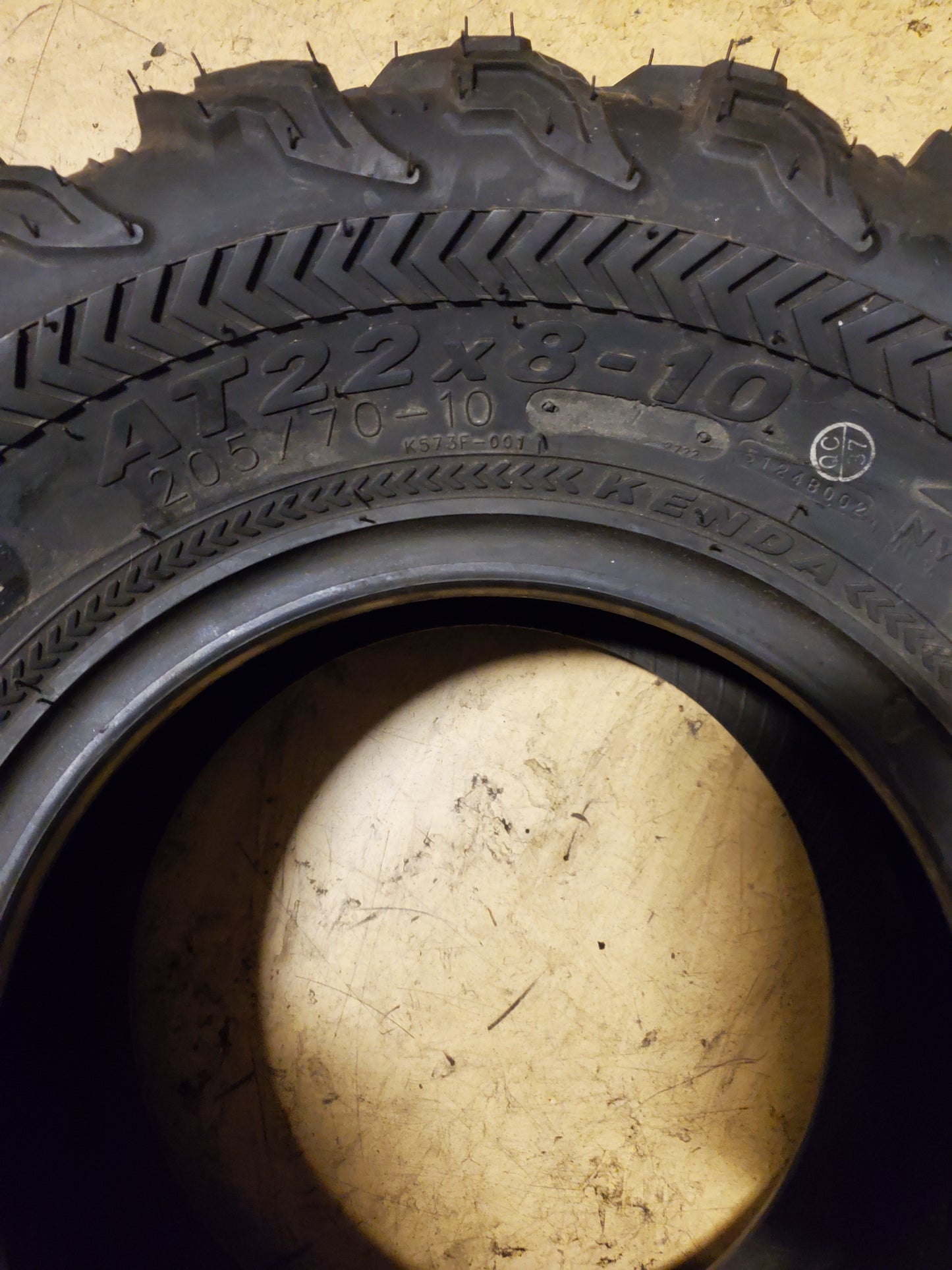 KENDA BEAR CLAW EX BSW AT 22 8 10 6PLY ATV/UTV TIRE 23562010
