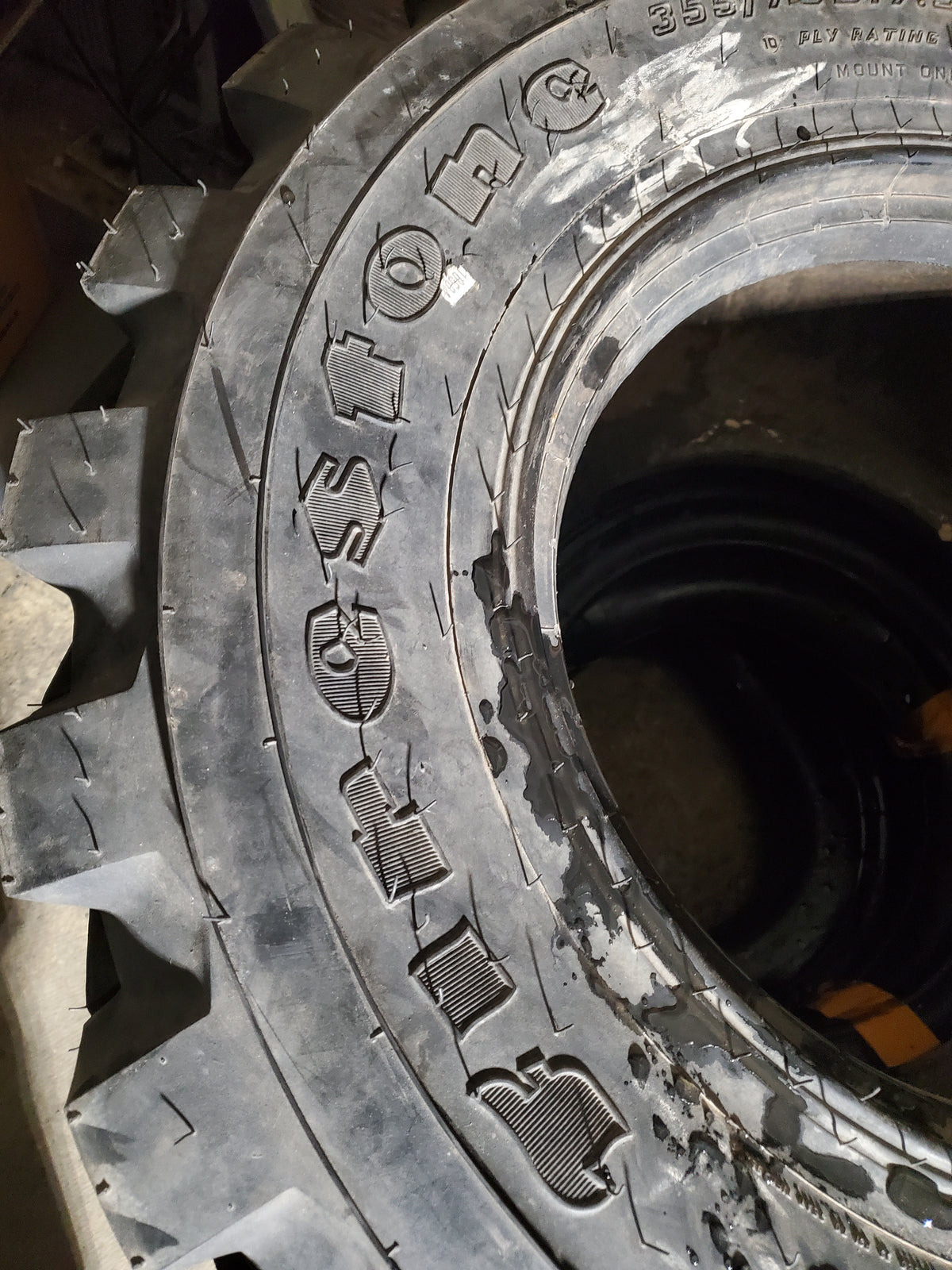 NOS FIRESTONE DURAFORCE ND NHS BSW  14 17.5 10PLY HEAVY EQUIPMENT TIRE 361666