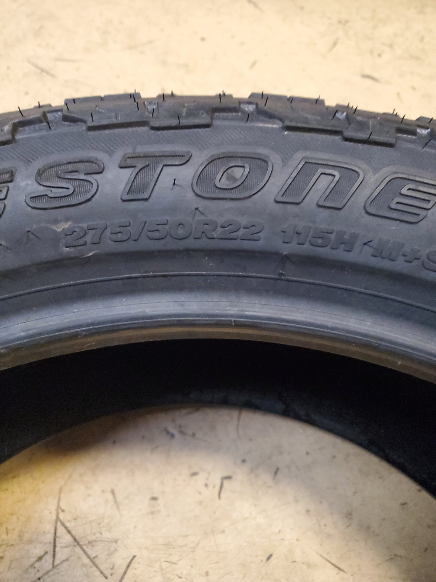 BRIDGESTONE DUELER A/T ASCENT BSW P 275 50 22 115H XL ALL TERRAIN TIRE 015423