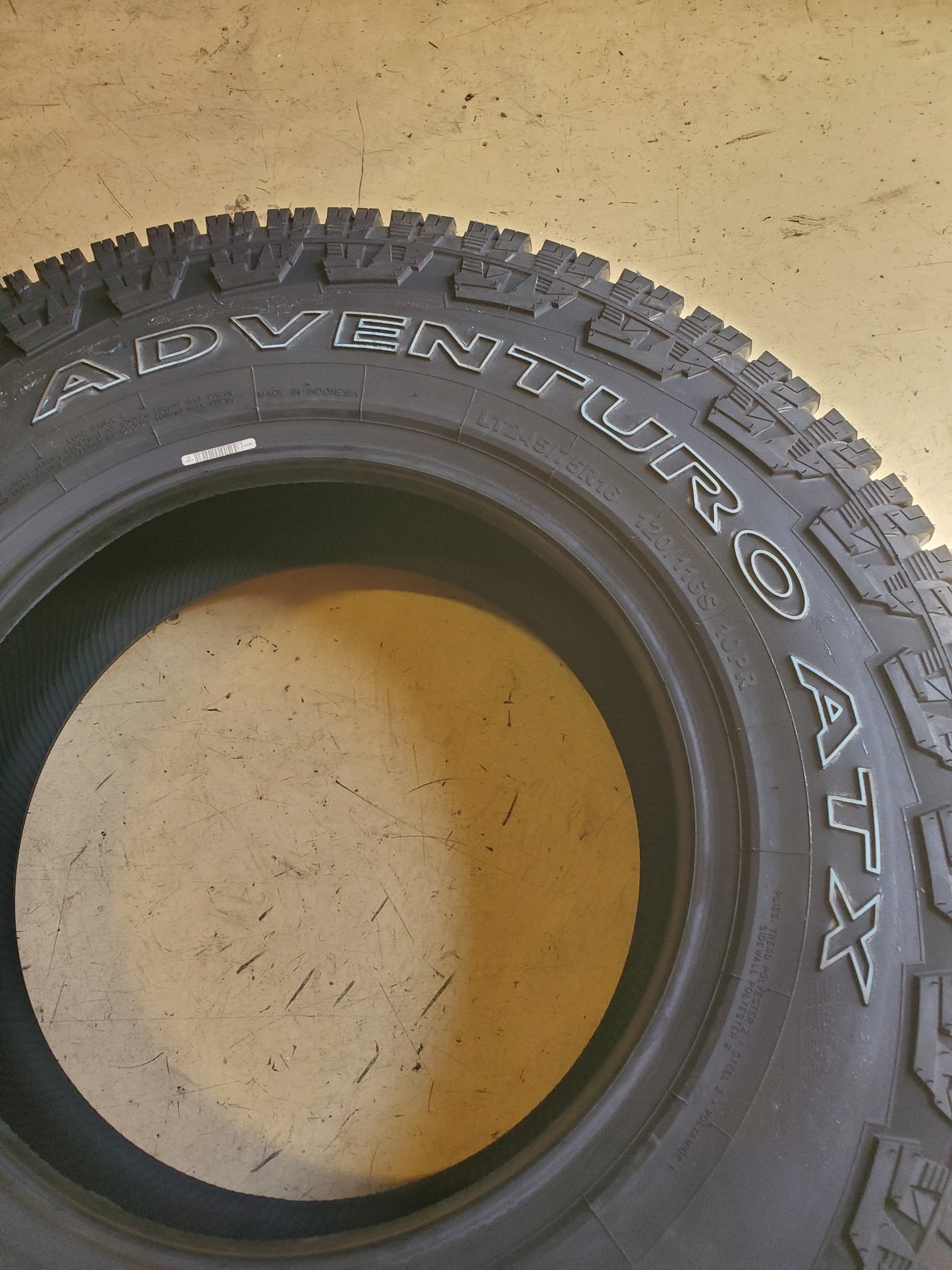GT RADIAL ADVENTURO ATX OWL LT 245 75 16 120/116S 10PLY ALL TERRAIN TIRE AS153