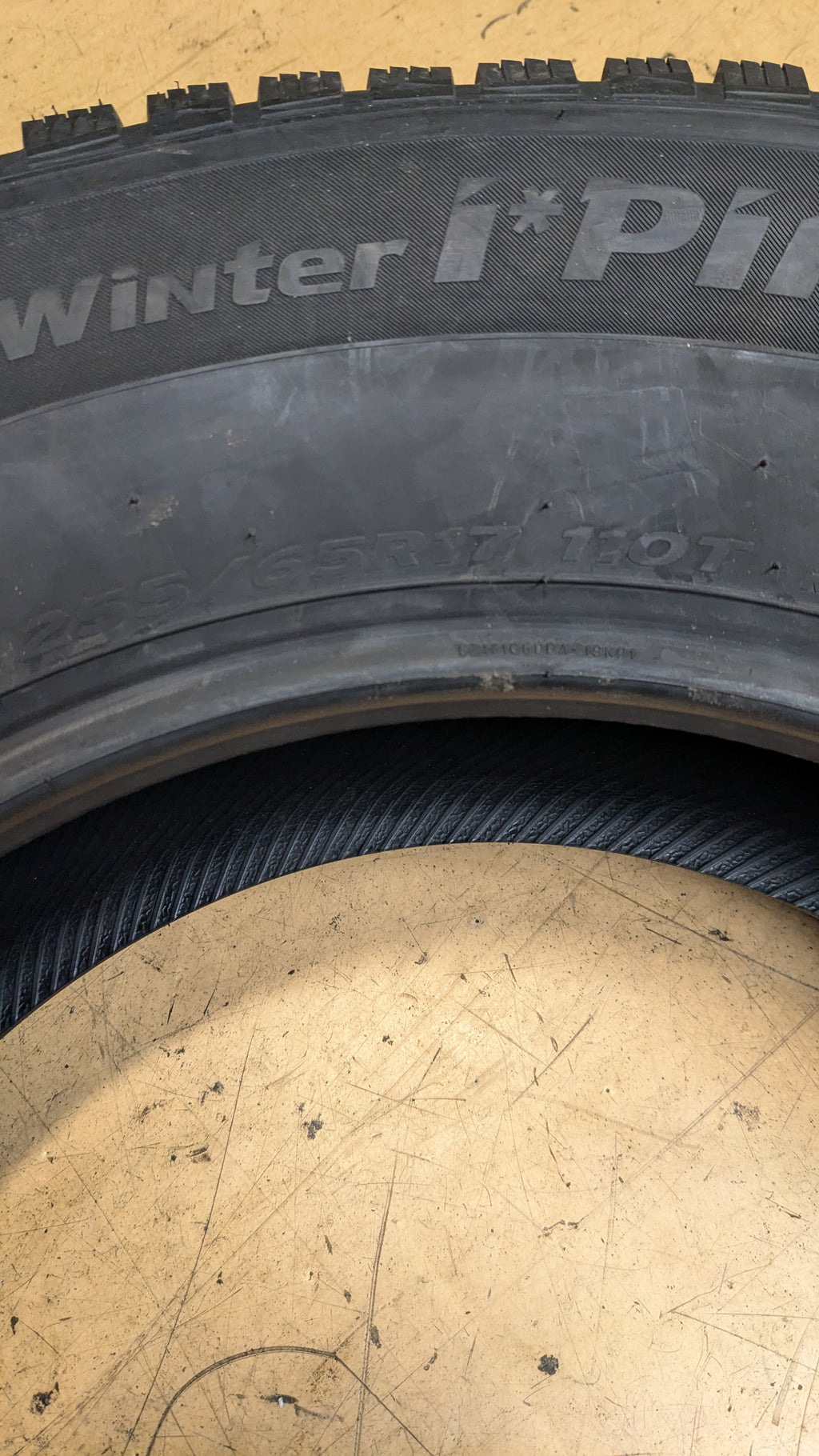 HANKOOK WINTERIPIKE X BSW P 255 65 17 110T WINTER TIRE 1028937