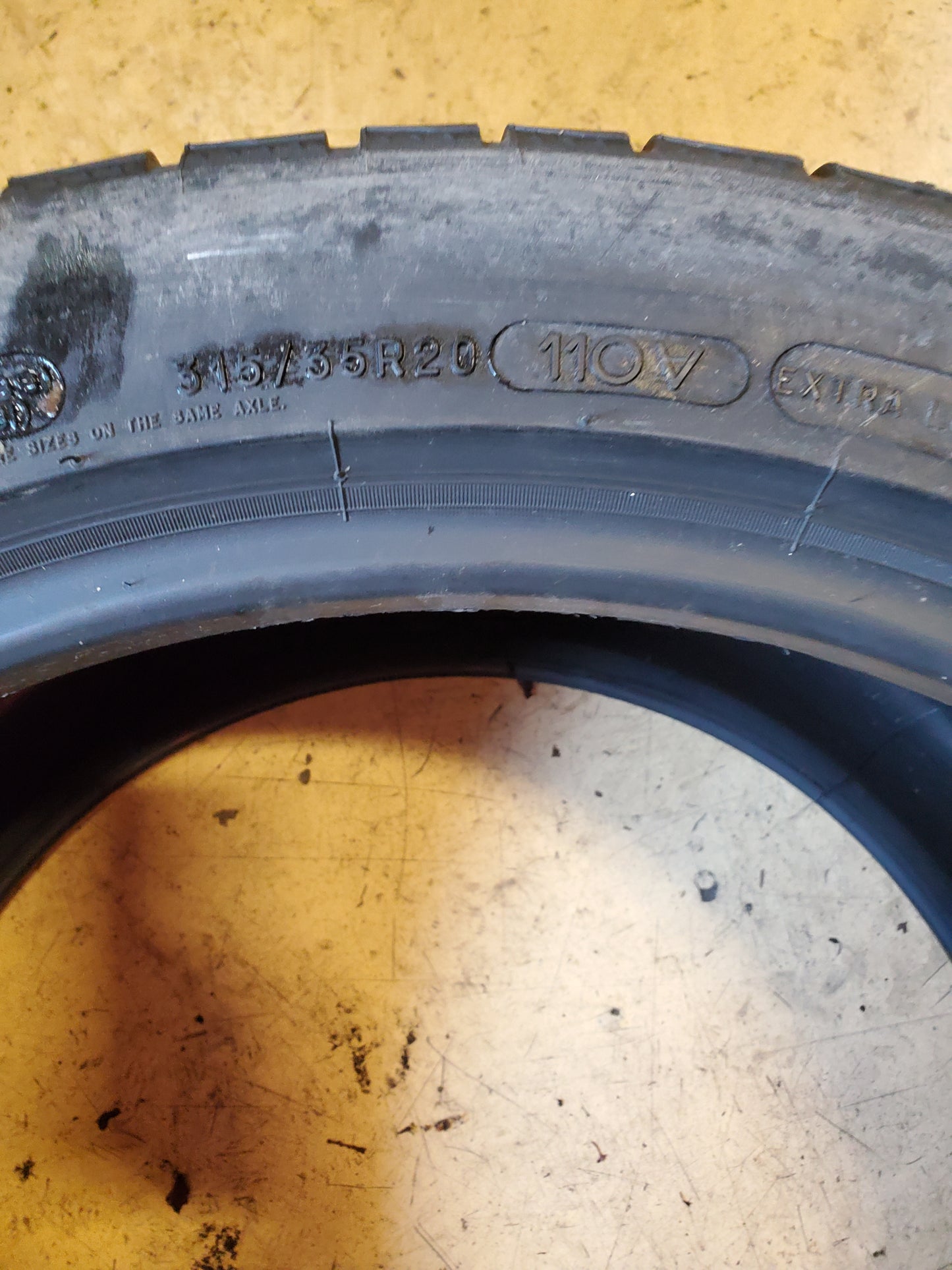 MICHELIN PILOT ALPIN PA4 NO BSW P 315 35 20 110V XL WINTER TIRE 92952