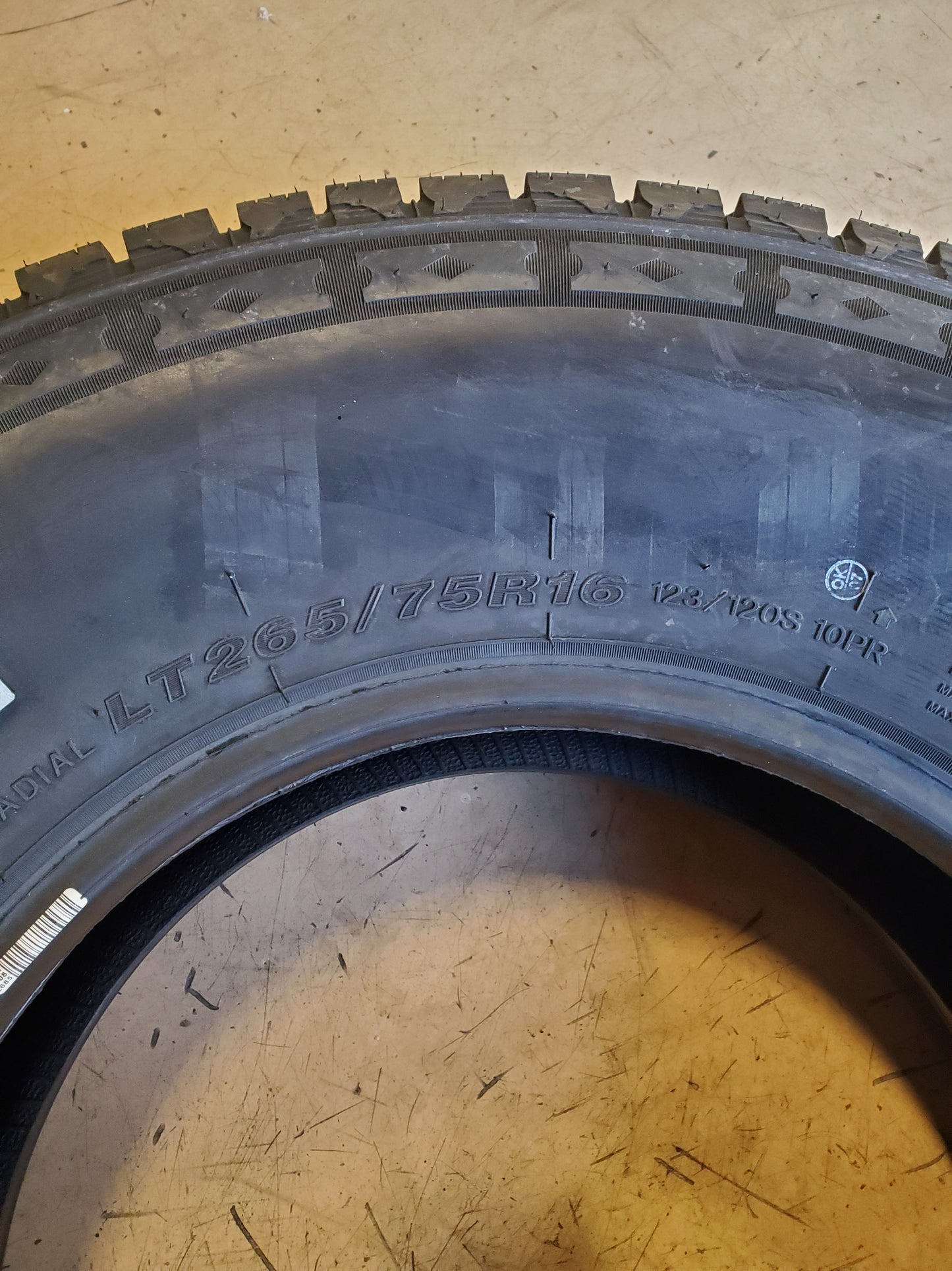 MULTI-MILE TRAIL GUIDE ALL TERRAIN BSW LT 265 75 16 123/120S 10PLY TIRE TGT40-MM