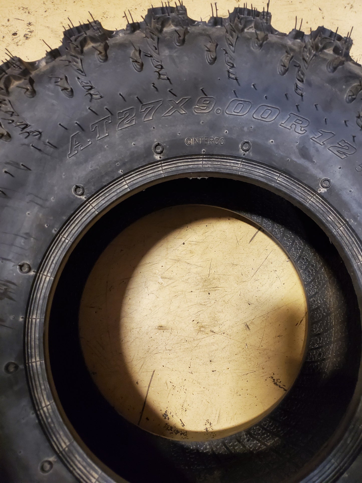 NOS INTERCO RADIAL REPTILE BSW AT 27 9 12 52F 6PLY ATV/UTV TIRE IRR27912