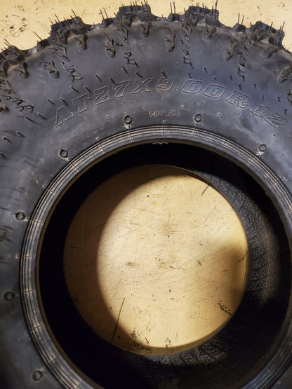 NOS INTERCO RADIAL REPTILE BSW AT 27 9 12 52F 6PLY ATV/UTV TIRE IRR27912