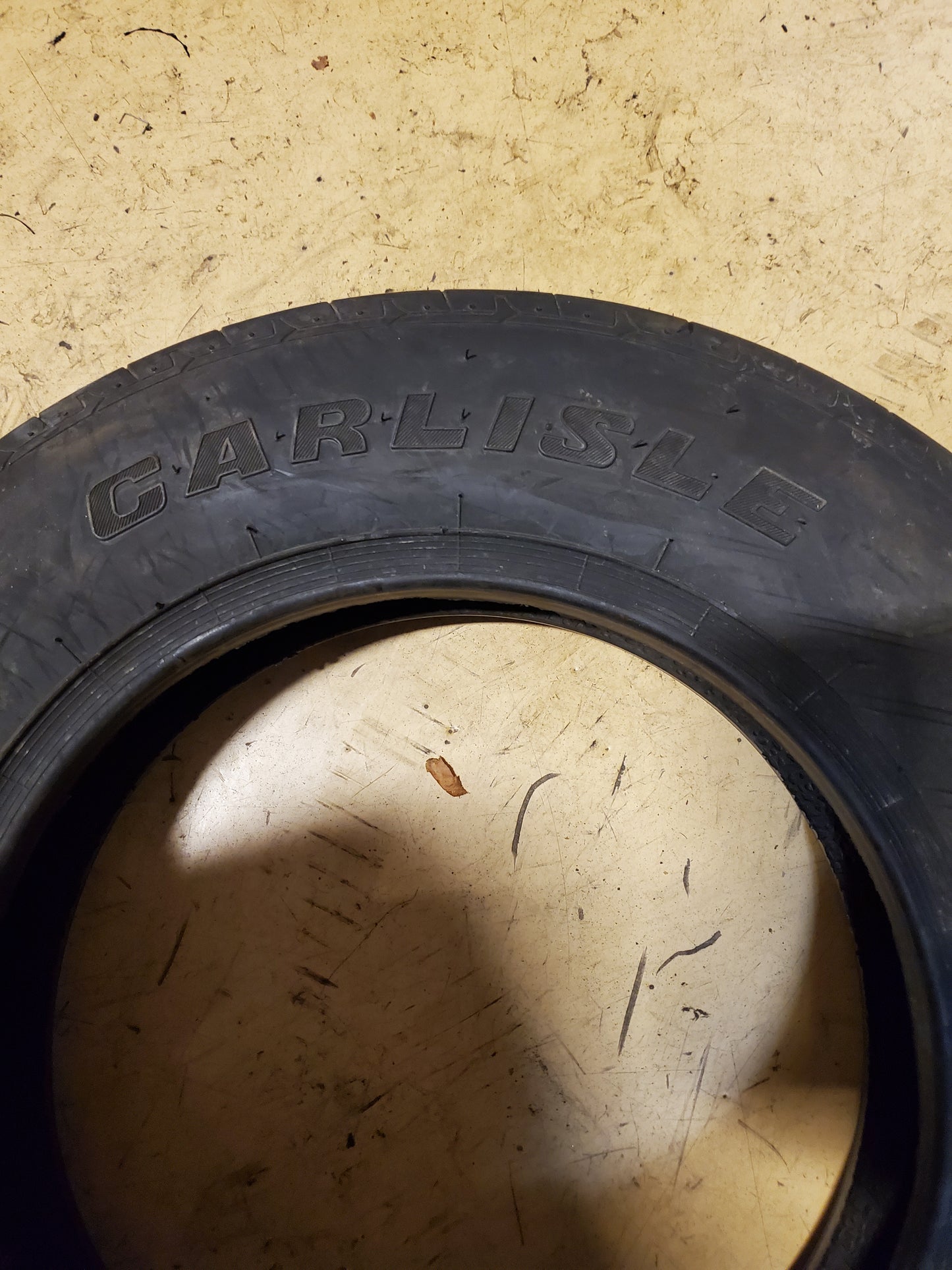 NOS CARLISLE SPORT TRAIL LH BSW 5.3 12 4PLY TRAILER TIRE 607671