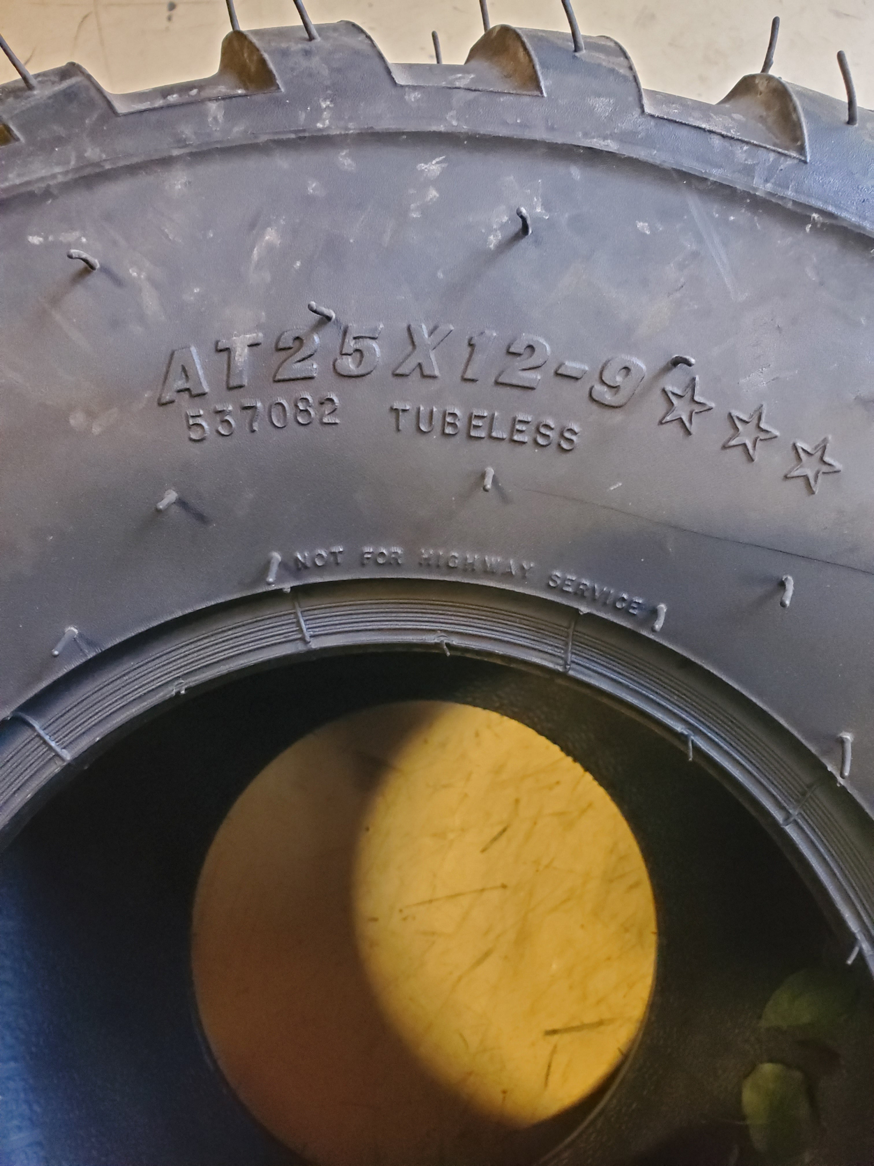 NOS CARLISLE TRAIL WOLF BSW AT 25 12 9 4PLY ATV/UTV TIRE 5370826