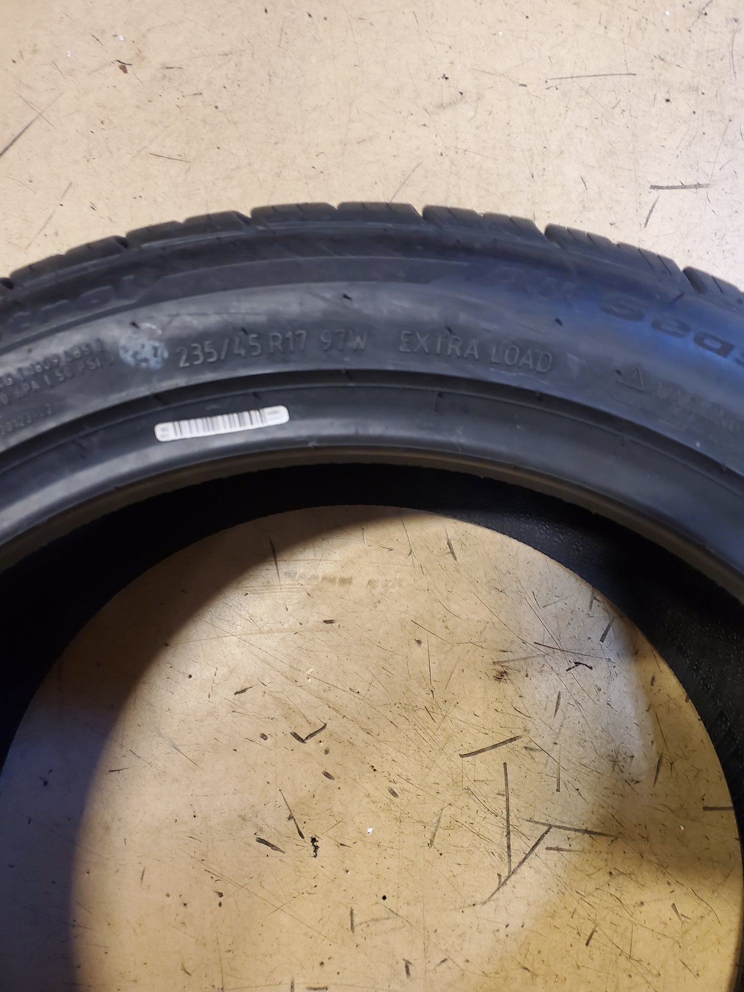 BFGOODRICH ADVANTAGE CONTROL BSW P 235 45 17 97W XL ALL SEASON TIRE 09236