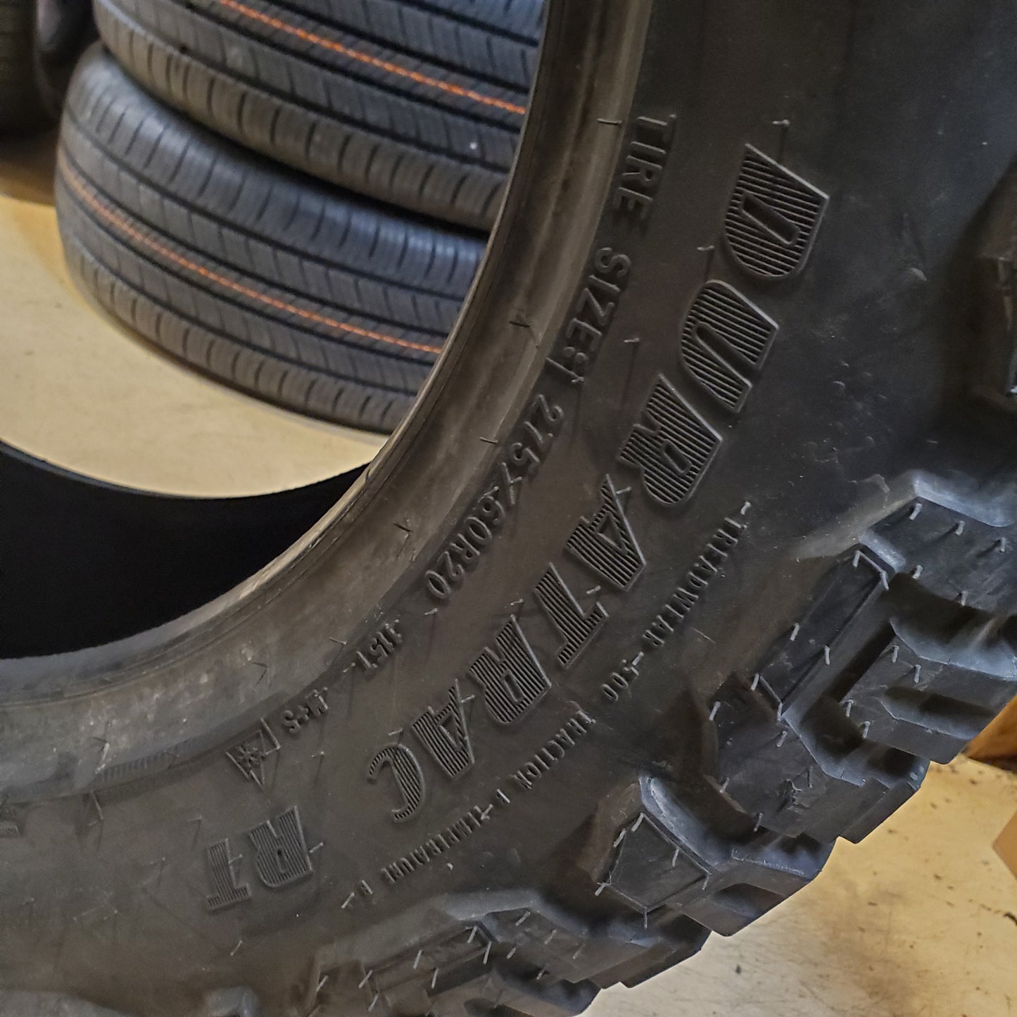 GOODYEAR WRANGLER DURATRAC RT P 275 60 20 115T SL ALL TERRAIN TIRE 150010991