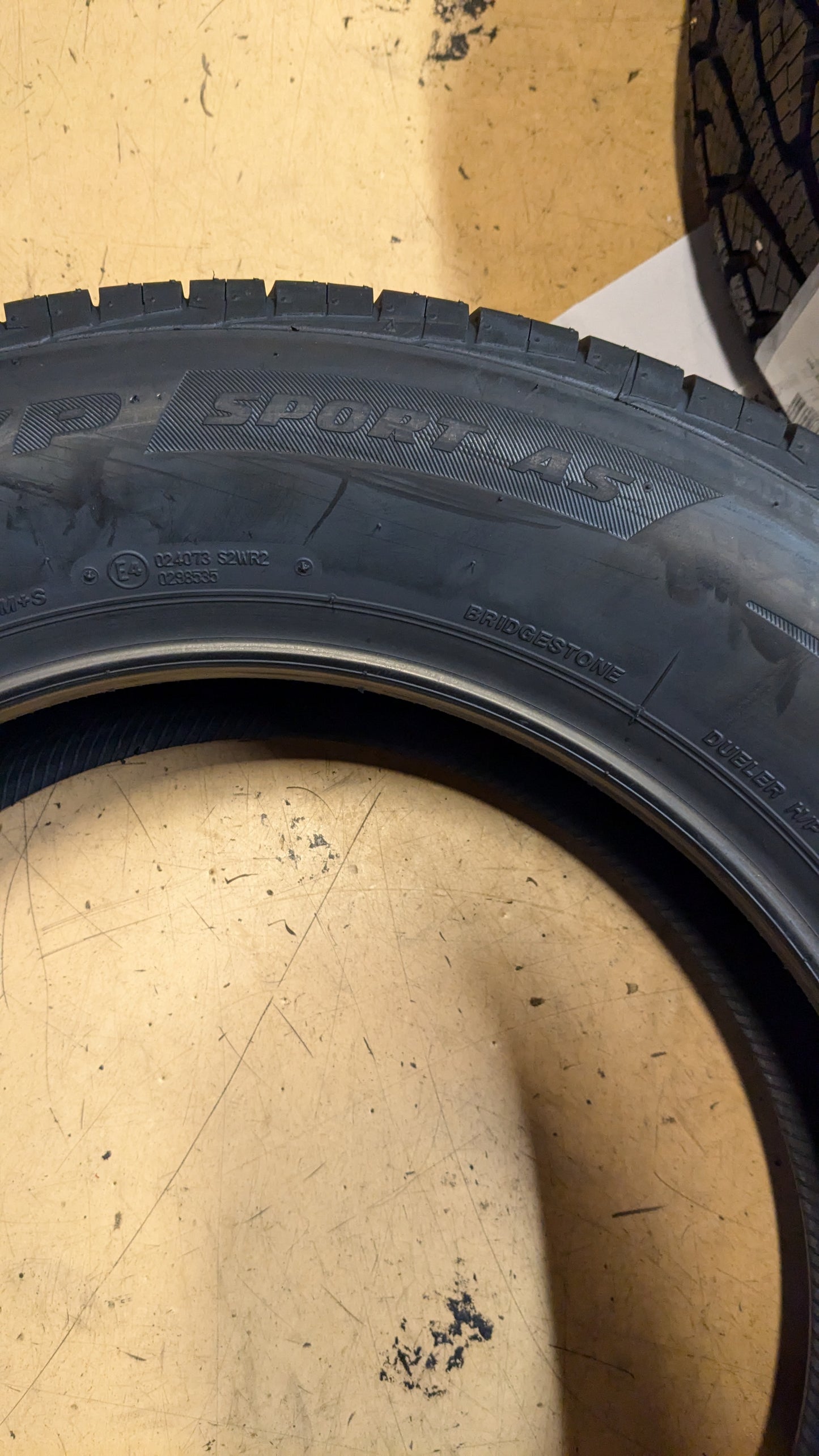 BRIDGESTONE DUELER H/P SPORT AS BSW P 245 60 18 105H ALL SEASON TIRE 011788