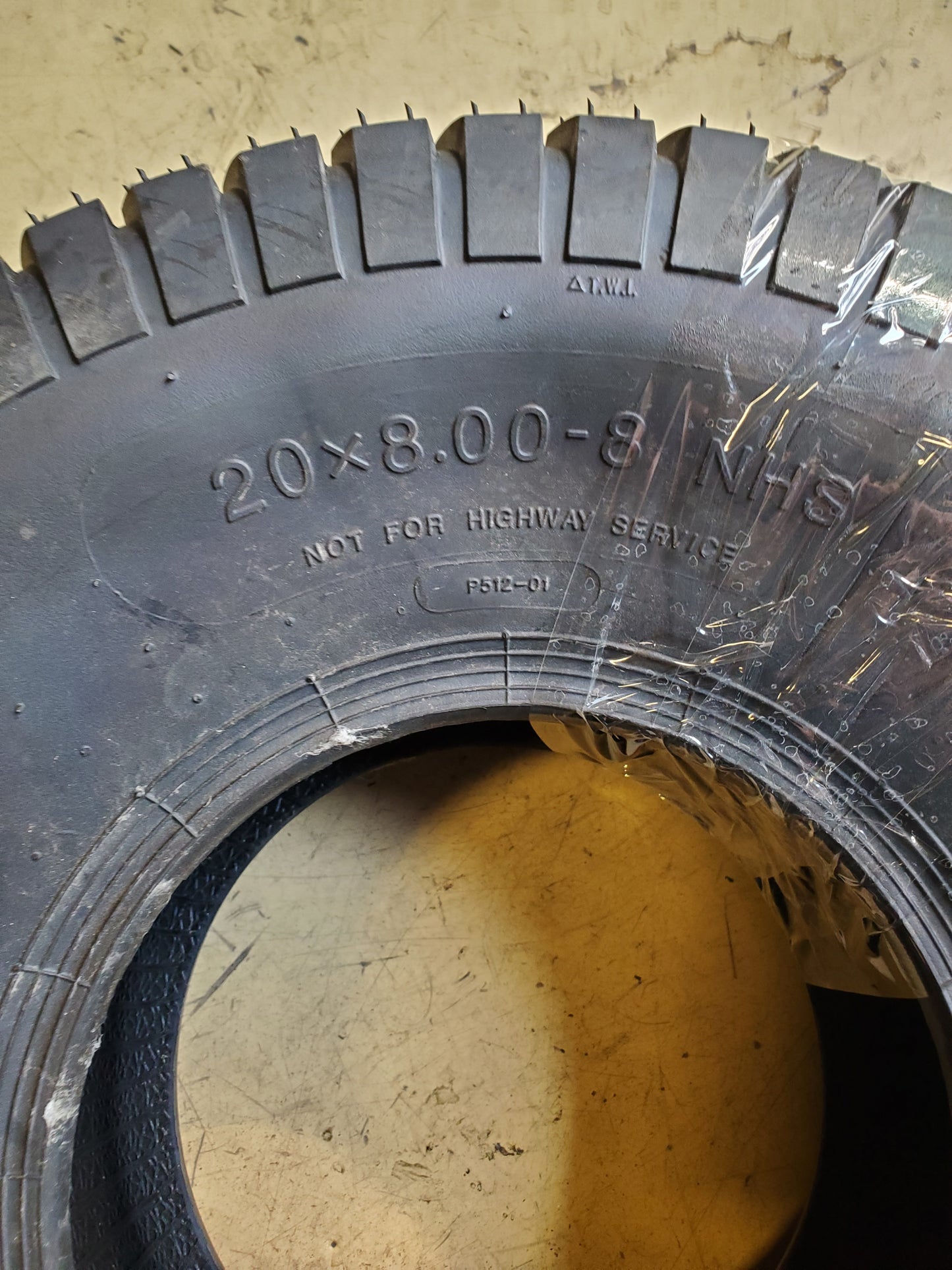 WANDA P512 BSW 20 8 8 2PLY LAWN TIRE P512WD1
