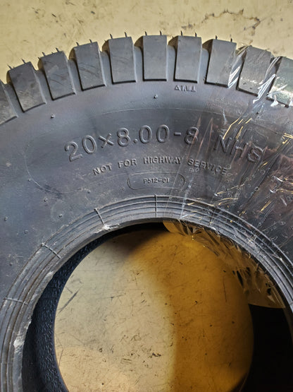WANDA P512 BSW 20 8 8 2PLY LAWN TIRE P512WD1
