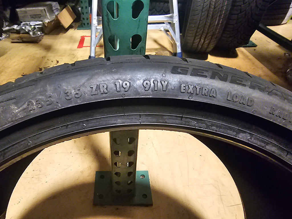 2 GENERAL G-MAX RS P 235 35 19 91Y XL SUMMER  TIRES 15492980000