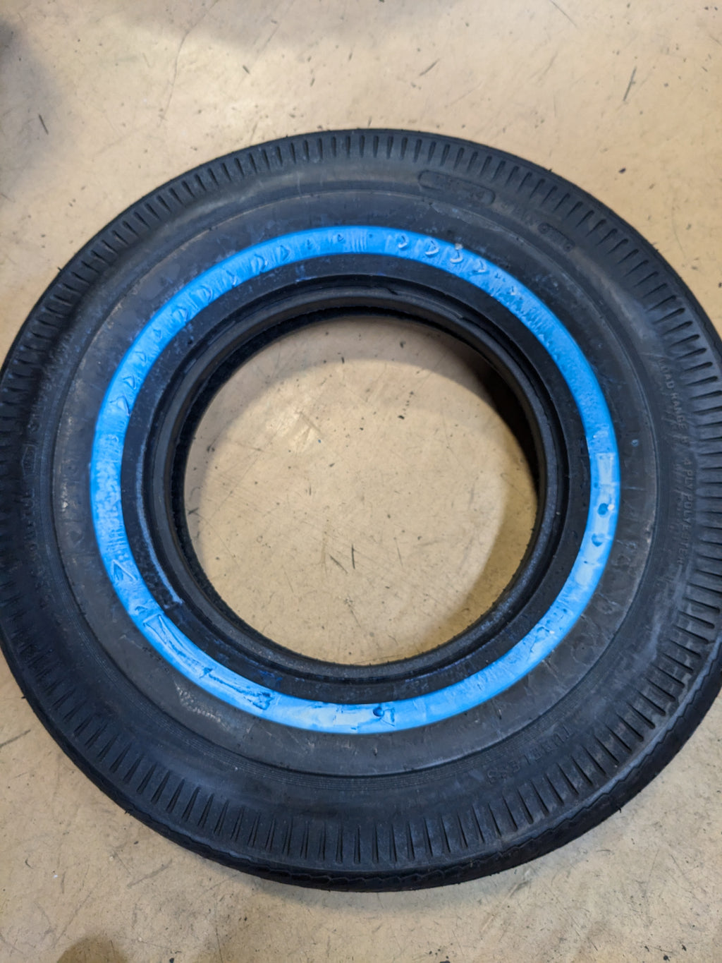 4 BFGOODRICH SILVERTOWN NARROW WHITEWALL 7.50 14 95S 4PLY TIRES 52620