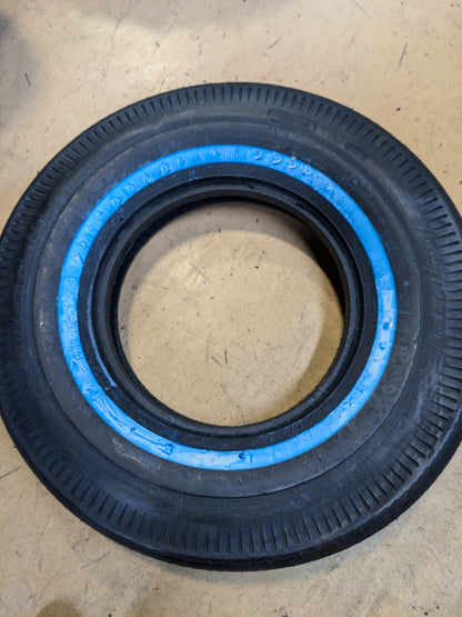4 BFGOODRICH SILVERTOWN NARROW WHITEWALL 7.50 14 95S 4PLY TIRES 52620