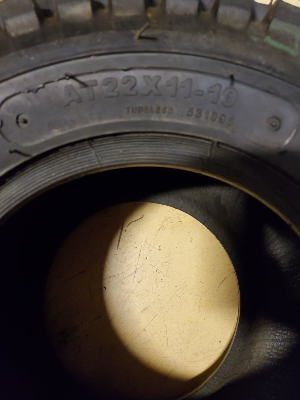 CARLISLE STRYKER BSW AT 22 11 10 2PLY ATV/UTV TIRE 531095
