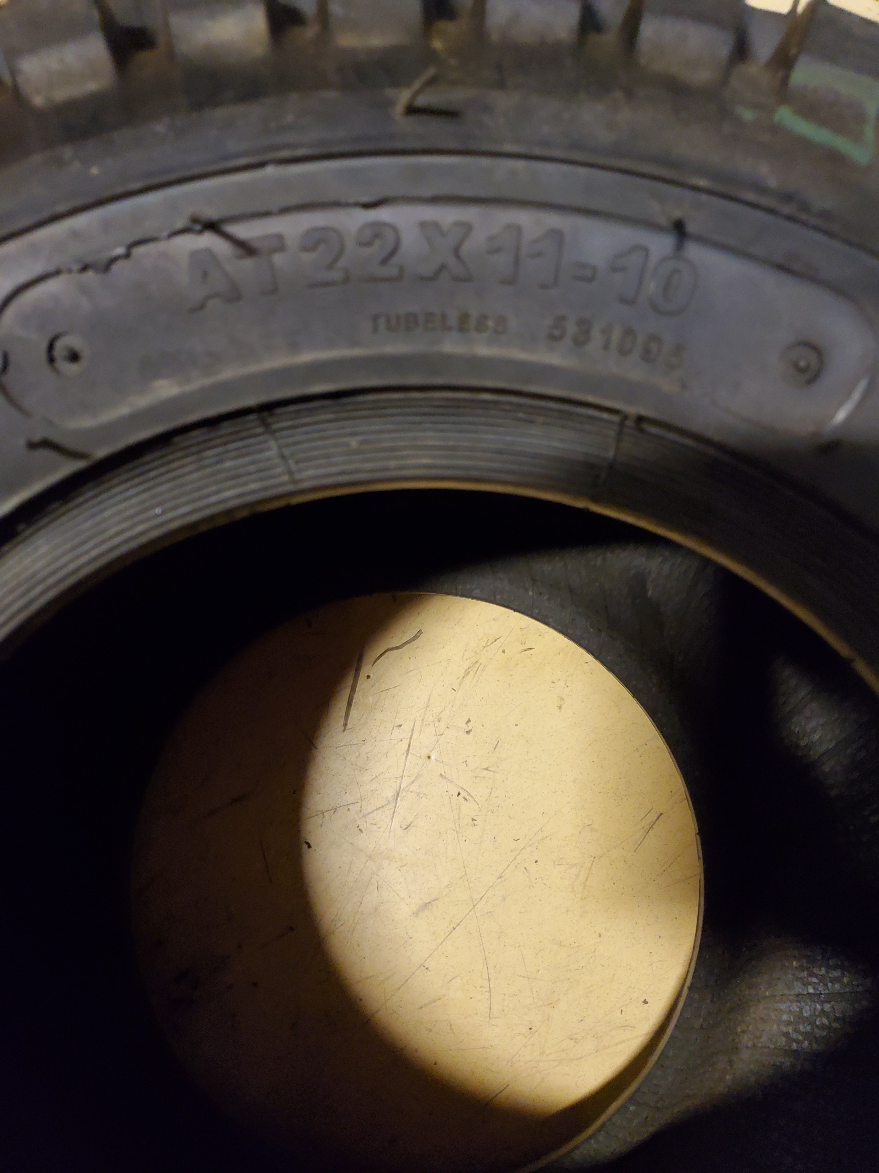 CARLISLE STRYKER BSW AT 22 11 10 2PLY ATV/UTV TIRE 531095
