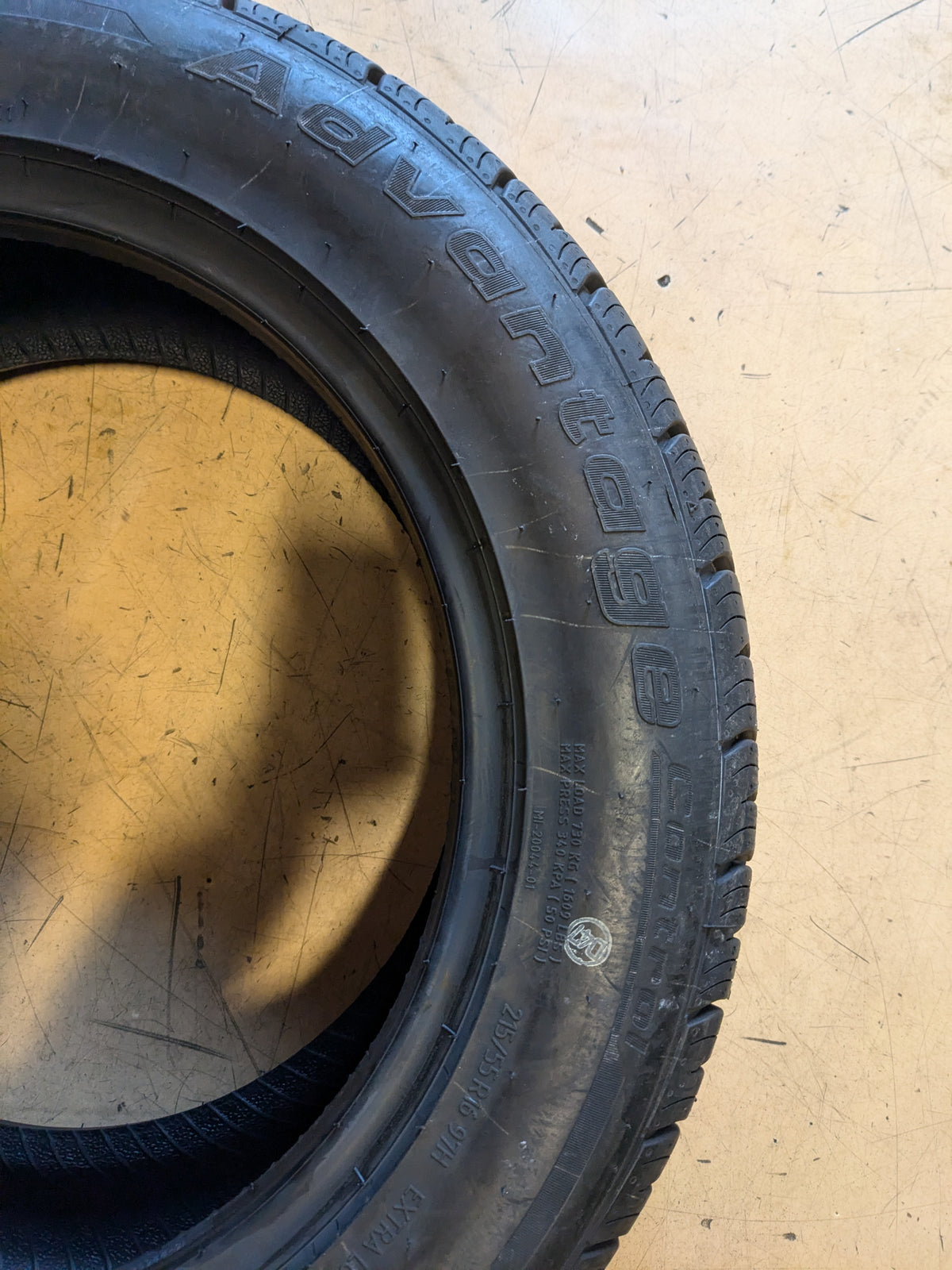 4 BFGOODRICH ADVANTAGE CONTROL BSW P 215 55 16 97H XL ALL SEASON TIRE 34873