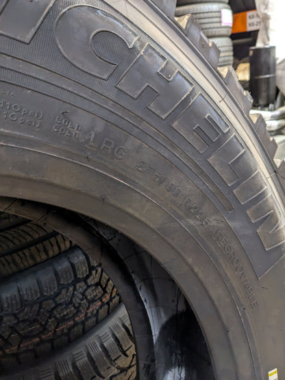 MICHLEIN XDN2 275 80 22.5 144/141L LRG 14 PLY A/W BUS TIRE 63465