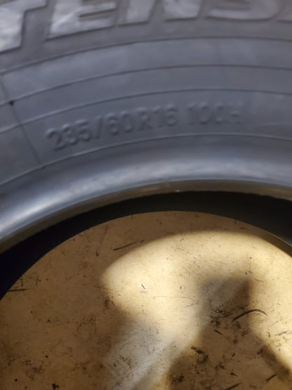 NOS TOYO EXTENSA A/S II BSW P 235 60 16 100H ALL SEASON TIRE 148210