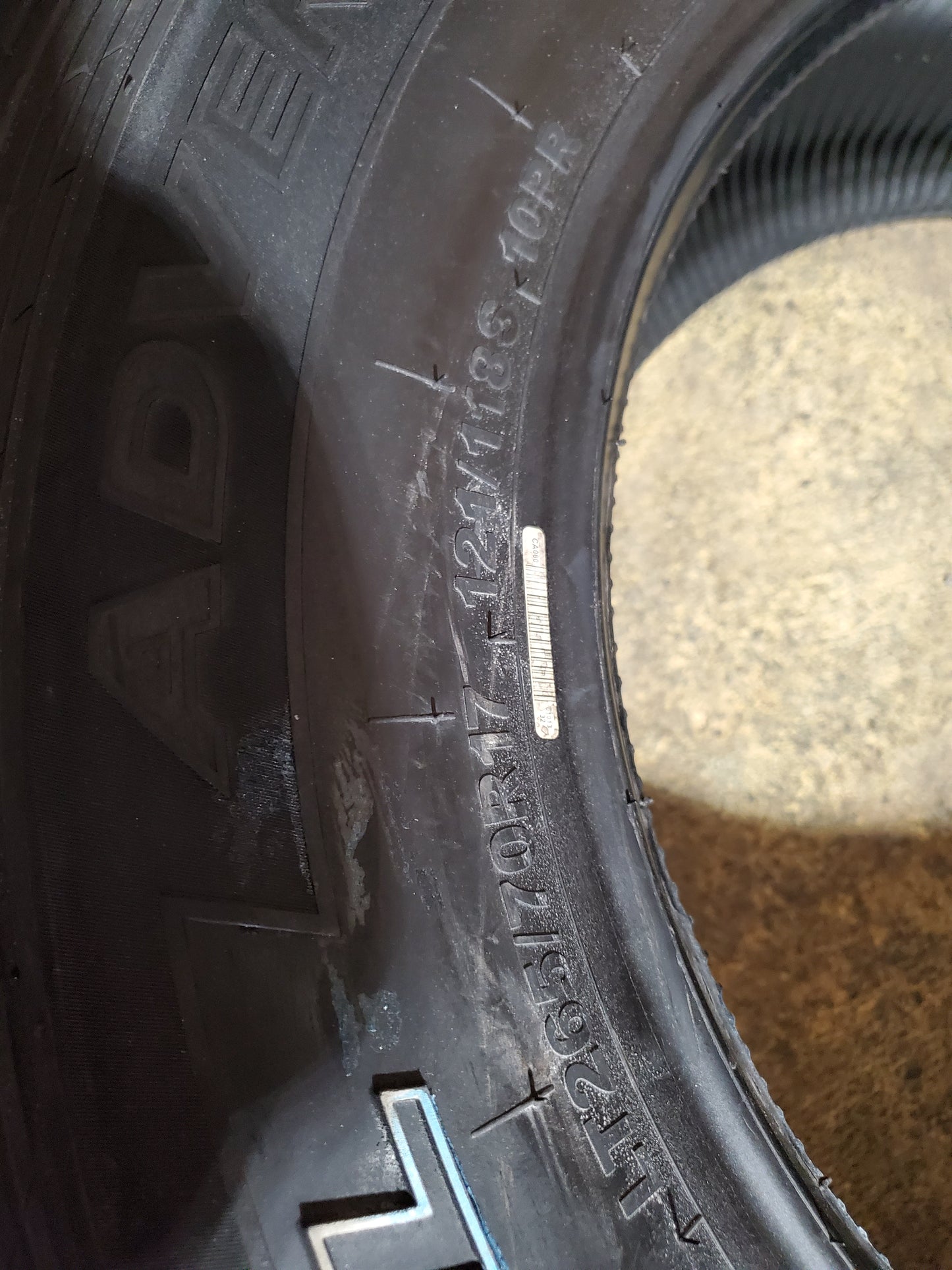 GT RADIAL ADVENTURO HT OWL LT 265 70 17 121/118S 10PLY HIGHWAY TERRAIN TIRE AS141