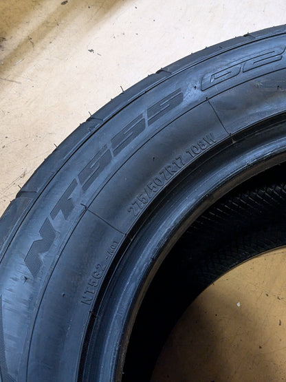 2 NITTO NT555 G2 BSW P 275 50 17 108W XL UHP TIRE 214020