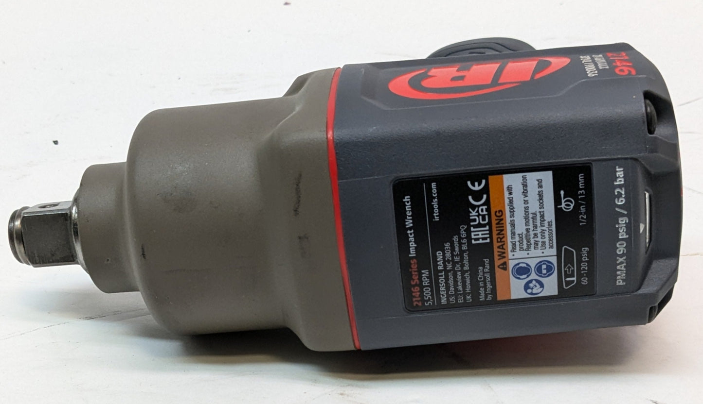INGERSOLL RAND 3/4-INCH-DRIVE AIR IMPACT WRENCH WITH QUIET PISTOL-GRIP DESIGN 2146Q1MAX