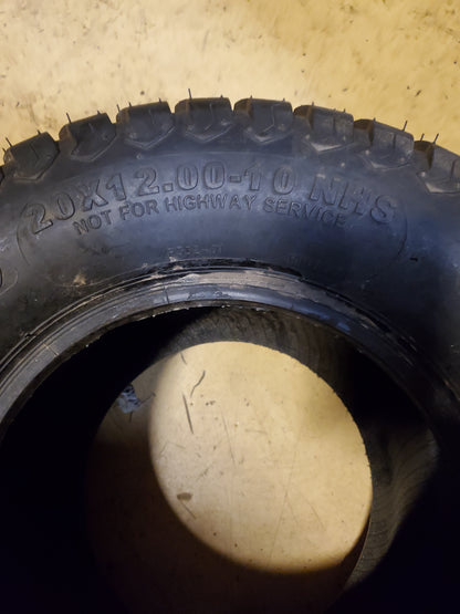 WANDA P332 BSW 20 12 10 4PLY LAWN TIRE 13042