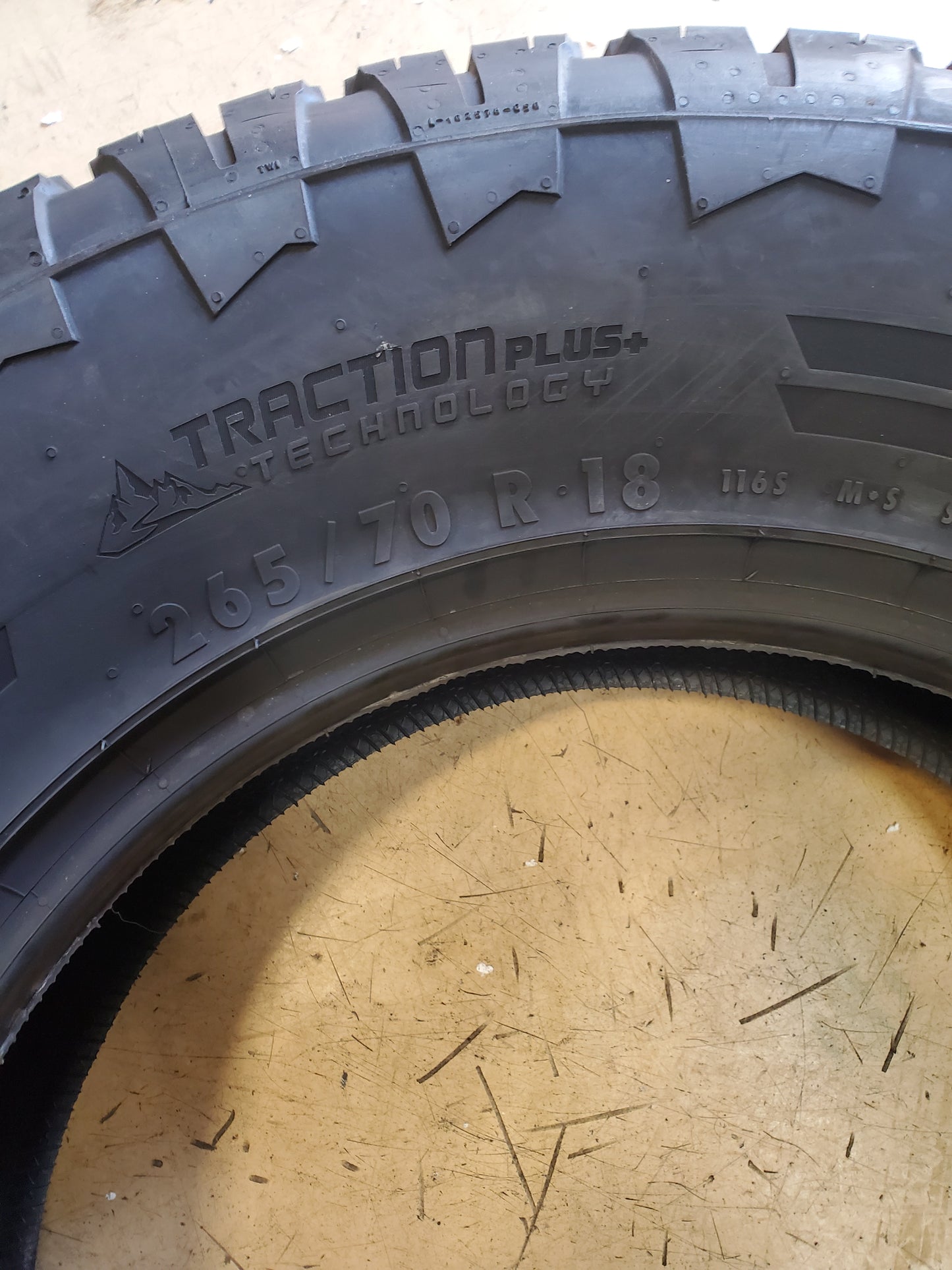 CONTINENTAL TERRAIN CONTACT A/T OWL P 265 70 18 116S ALL TERRAIN TIRE 15506900000