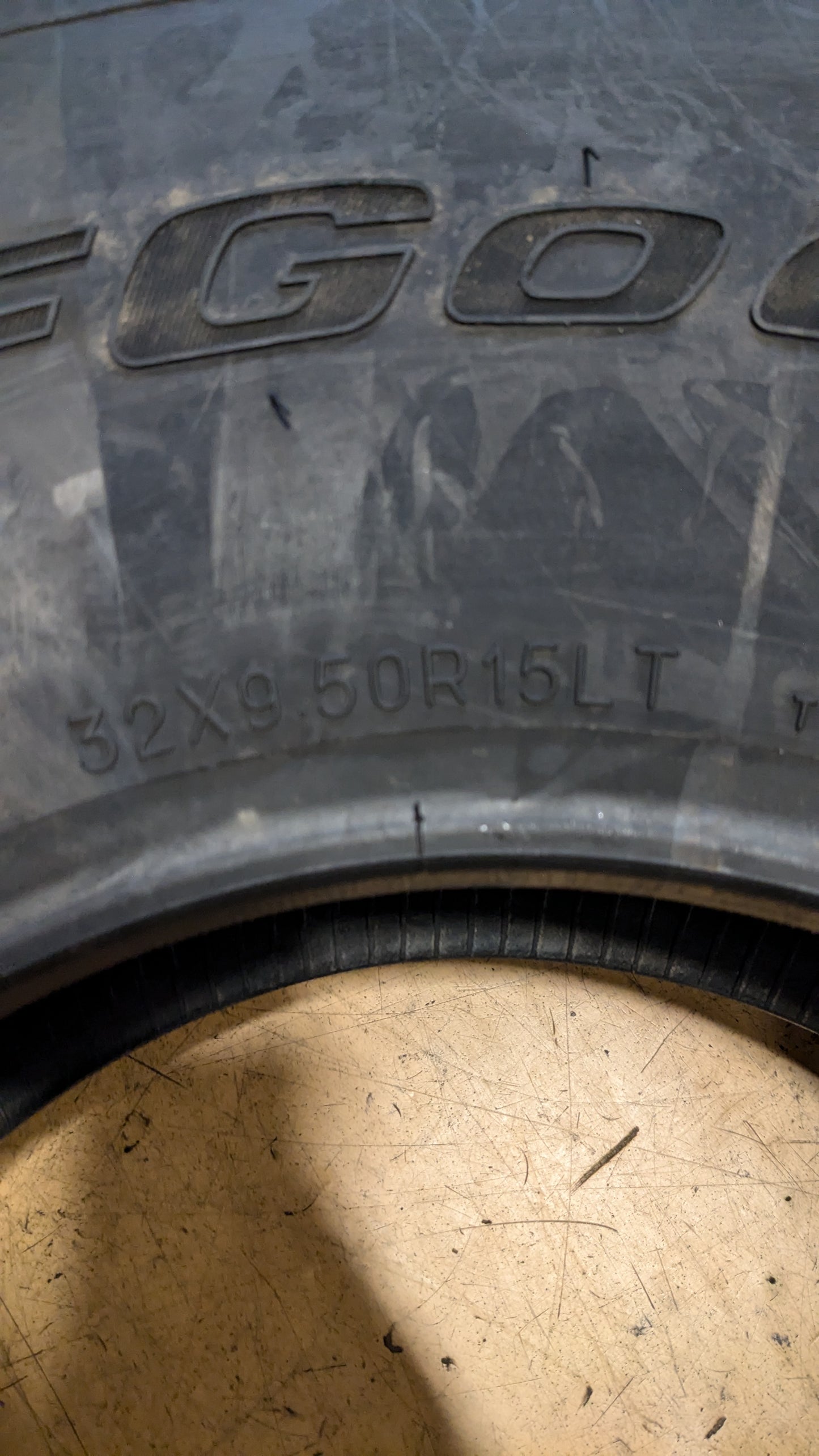 BFGOODRICH ALL TERRAIN KDR3 BSW LT 32 9.5 15 114R 6PLY ALL TERRAIN TIRE 12782