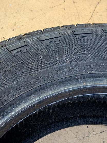 HANKOOK DYNAPRO AT2 TPC SPEC BSW P 225 60 17 99H SL ALL TERRAIN TIRE 1025783