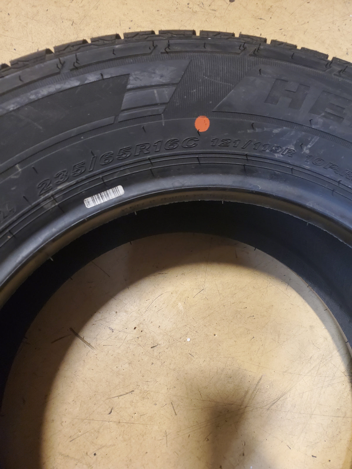 NOS HERCULES TERRA TRAC CH4 BSW P 235 65 16C/10 121/119R 10PLY ALL SEASON TIRE 96433