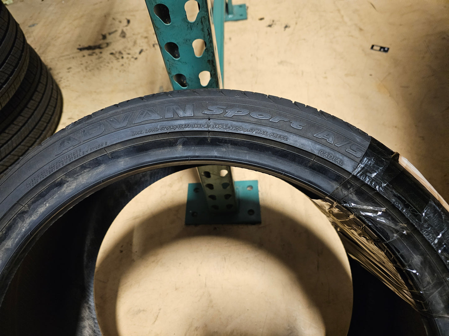 2 YOKOHAMA ADVAN SPORT AS PLUS P 255 35 18 94Y XL ALL SEASON TIRES 40639