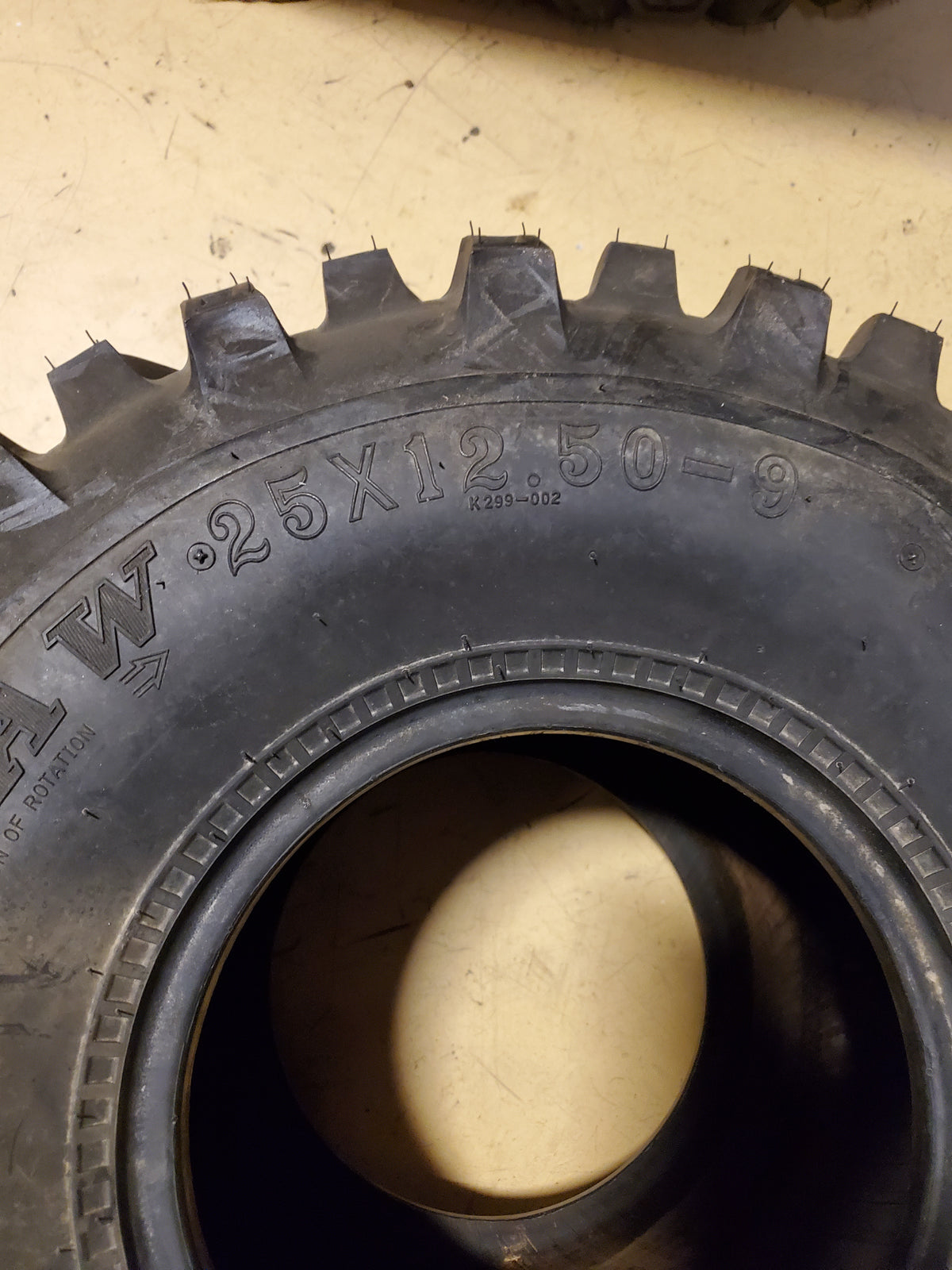 NOS KENDA BEAR CLAW BSW 25 12.5 9 6PLY ATV/UTV TIRE 248020Y8