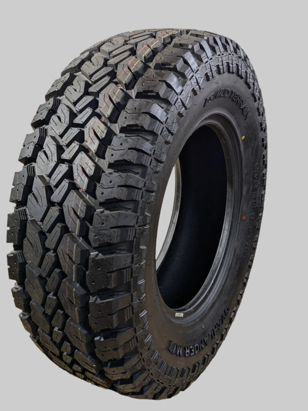 2 ROUGH COUNTRY OVERLANDER M/T LT 285 70 17 121/118Q LRE 10PLY MUD TIRE 97010123
