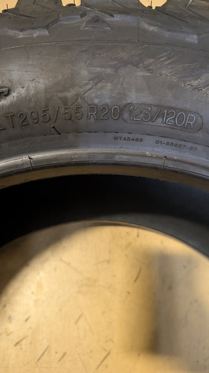 BFGOODRICH ALL-TERRAIN T/A KO2 BSW LT 295 55 20 123/120R 10PLY TIRE 62900