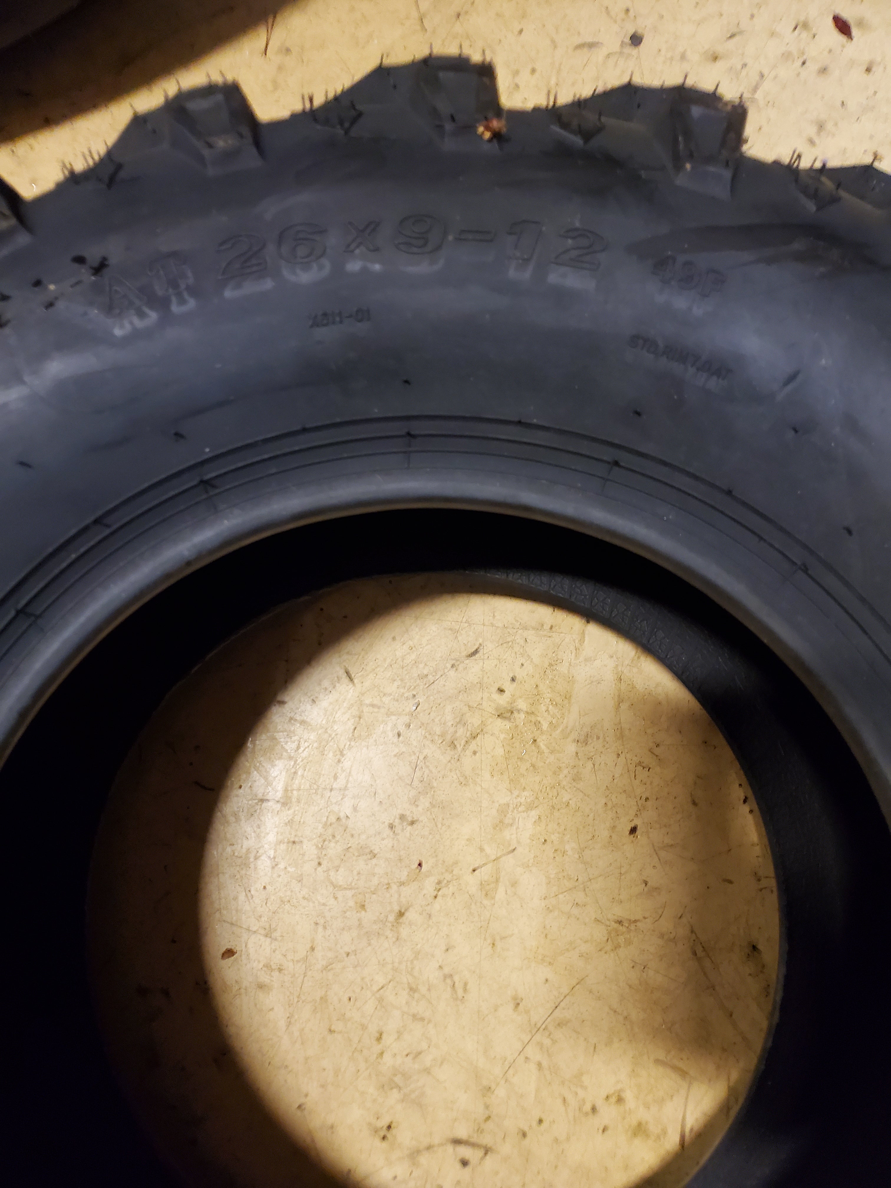 MCKINLEY BSW AT 26 9 12 49F 6PLY ATV/UTV TIRE 26X912