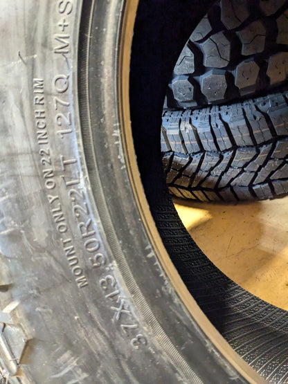 CENTENNIAL DIRT COMMANDER M/T LT 37 13.50 22 127Q F MUD TERRAIN TIRE TCD2237135F