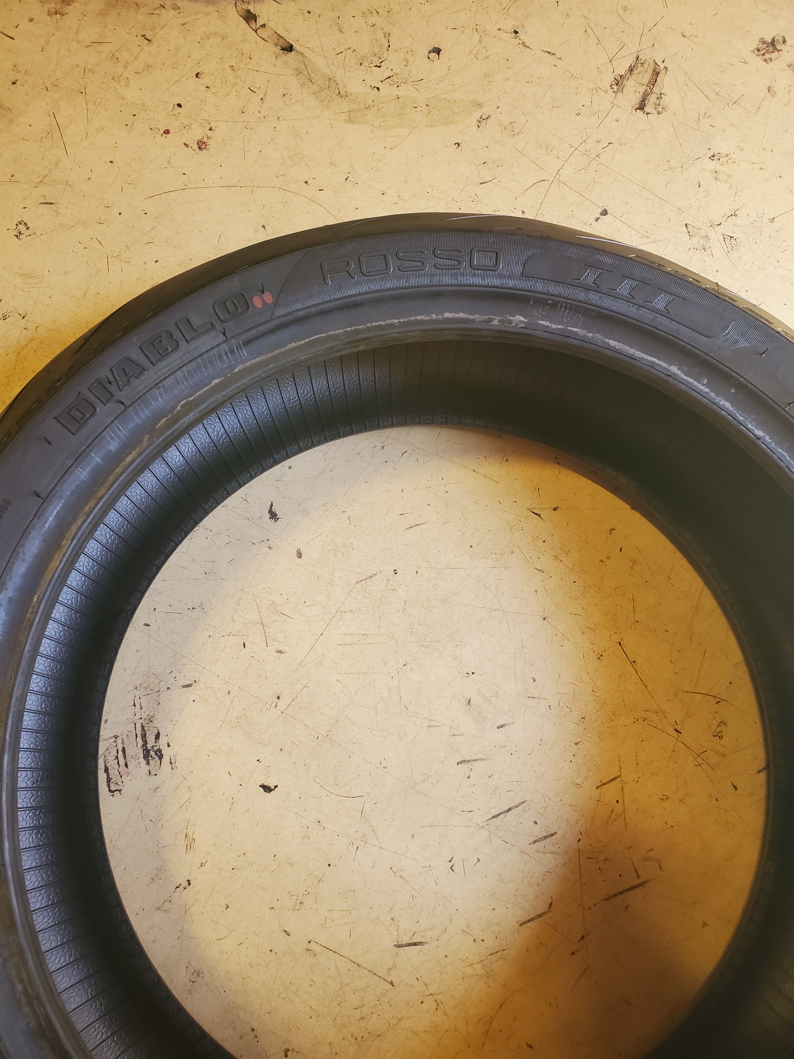 PIRELLI DIABLO ROSSO III BSW 180 55 17 73W REAR MOTORCYCLE TIRE 4455025
