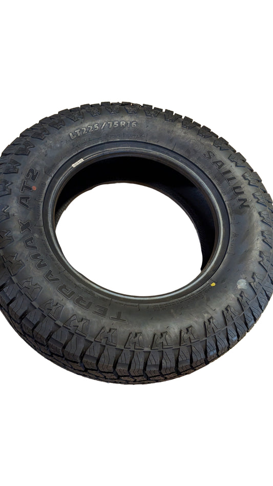 SAILUN TERRAMAX AT2 BSW LT 225 75 16 115/112S 10PLY ALL TERRAIN TIRE 1600617