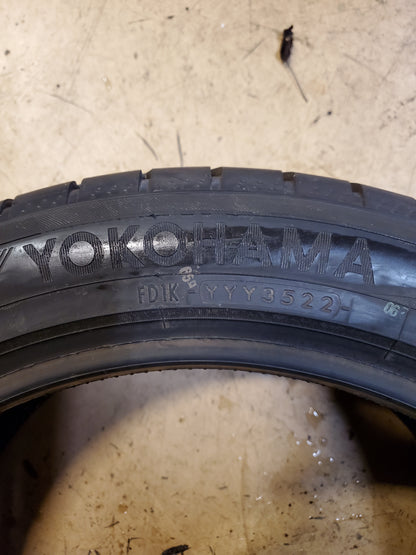 USED 9.5/32” YOKOHAMA BLUEARTH GT AE51 BSW P 245 45 18 100W XL TIRE R4576