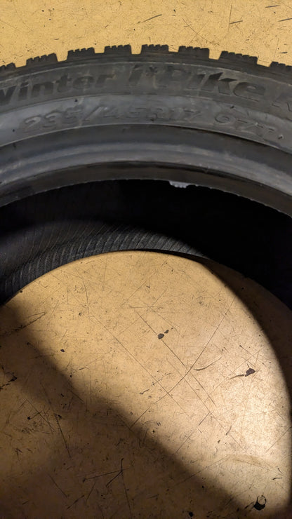 NOS HANKOOK WINTER I PIKE RS BSW P 235 45 17 97T XL HIGHWAY TIRE 1014439