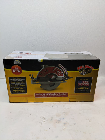 BIG FOOT BF-UG 10-1/4-INCH WORMDRIVE MAGNESIUM CIRCULAR SAW W/ SKIL MOTOR SC-1025SU